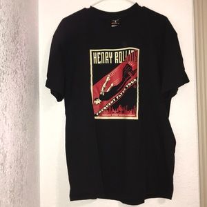 Henry Rollins frequent flyer tour T-shirt